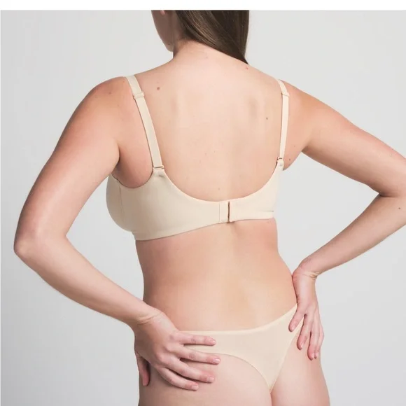 Skims Fits Everybody Unlined Demo Bra 44c in Sand - Picture 2 of 6